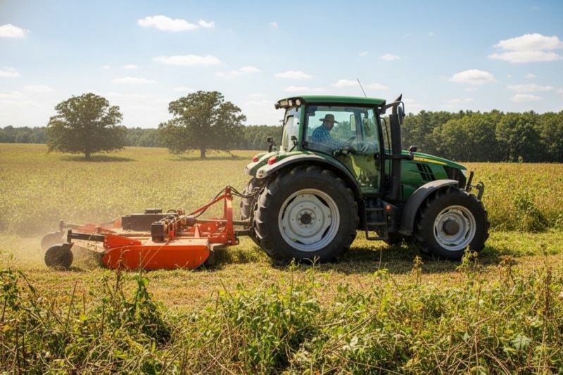Bush Hog Mowing in Calvert County, MD