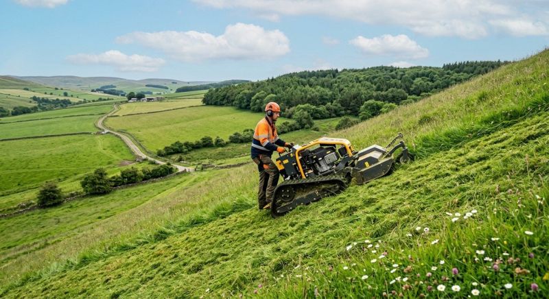 Slope Mowing in Bowie, MD